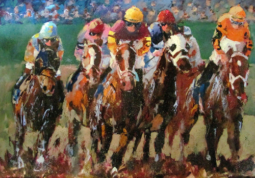 "American Pharaoh on the Outside" 36 x 48 by Bob Snider- *(Now $2790)