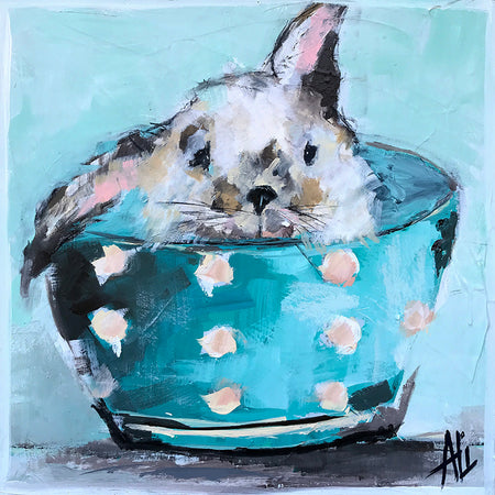 "Bunny in a Tea Cup"   24"x30"