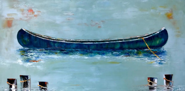 "Out of the Blue" 24 x 48"