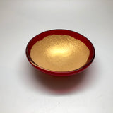 Small Wish Bowl in Red & Gold 5x2x5