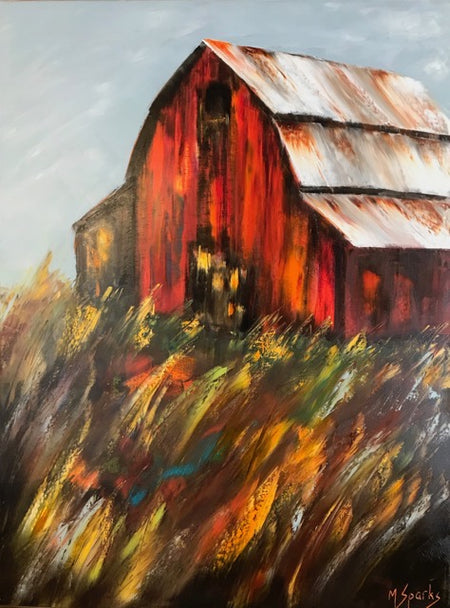 "Remnants of Fall"  22 x 28
