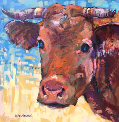 "Horns and Pastels"   36"x36"