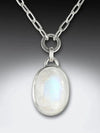Oval Moonstone on Chain